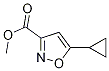 Methyl 5-Cyclopropylisoxazole-3-carboxylate Chemical Structure