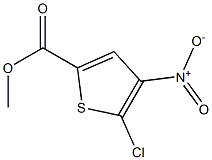 Methyl 5-Chloro-4-nitrothiophene-2-carboxylate Chemical Structure