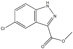 Methyl 5-Chloro-1H-indazole-3-carboxylate التركيب الكيميائي