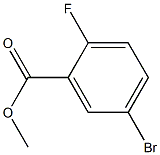 Methyl 5-Bromo-2-Fluorobenzoate 化学構造