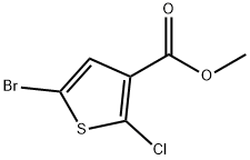 Methyl 5-bromo-2-chlorothiophene-3-carboxylate التركيب الكيميائي