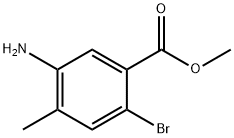 Methyl 5-amino-2-bromo-4-methylbenzoate التركيب الكيميائي