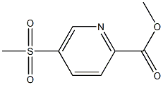 Methyl 5-(Methylsulfonyl)pyridine-2-carboxylate Chemical Structure