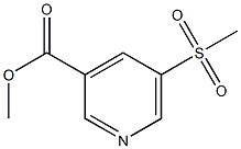 Methyl 5-(Methylsulfonyl)nicotinate التركيب الكيميائي