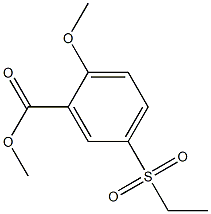 Methyl 5-(Ethylsulfonyl)-2-methoxybenzoate التركيب الكيميائي