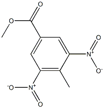 Methyl 4-Methyl-3，5-dinitrobenzoate 化学構造