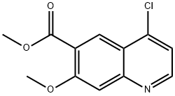 Methyl 4-chloro-7-methoxyquinoline-6-carboxylate Chemical Structure