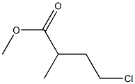 Methyl 4-Chloro-2-methylbutyrate Chemical Structure