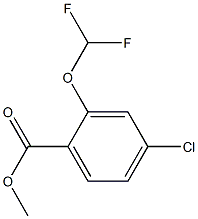 Methyl 4-Chloro-2-Difluoromethoxybenzoate التركيب الكيميائي