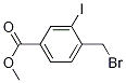 Methyl 4-broMoMethyl-3-iodobenzoate Chemical Structure