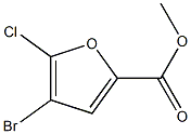 Methyl 4-Bromo-5-chloro-2-furoate Chemical Structure