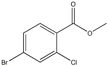 Methyl 4-Bromo-2-chlorobenzoate Chemical Structure