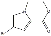 Methyl 4-Bromo-1-methylpyrrole-2-carboxylate Chemical Structure