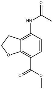 Methyl 4-acetaMido-2，3-dihydro-1-benzofuran-7-carboxylate Chemical Structure