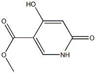 Methyl 4，6-dihydroxynicotinate 化学構造