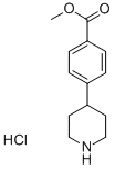 Methyl 4-(piperidin-4-yl)benzoate hydrochloride Chemical Structure