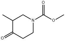 Methyl 3-methyl-4-oxopiperidine-1-carboxylate التركيب الكيميائي