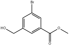 Methyl 3-bromo-5-(hydroxymethyl)benzoate Chemical Structure