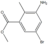 Methyl 3-Amino-5-bromo-2-methylbenzoate Chemical Structure