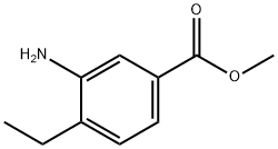 Methyl 3-amino-4-ethylbenzoate Chemische Struktur