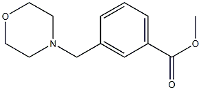 Methyl 3-(Morpholinomethyl)benzoate Chemische Struktur