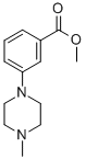 Methyl 3-(4-Methyl-1-piperazinyl)benzoate 化学構造