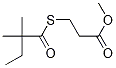 Methyl 3-(2，2-dimethylbutanoylthio)propanoate Chemical Structure