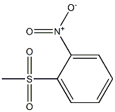 Methyl 2-Nitrophenyl Sulfone Chemical Structure