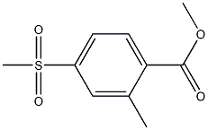 Methyl 2-Methyl-4-(methylsulfonyl)benzoate Chemical Structure