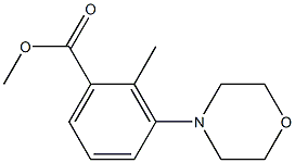 Methyl 2-Methyl-3-morpholinobenzoate Chemical Structure