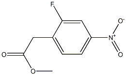 Methyl 2-Fluoro-4-nitrophenylacetate Chemische Struktur