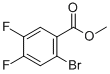 Methyl 2-Bromo-4，5-Difluorobenzoate Chemical Structure