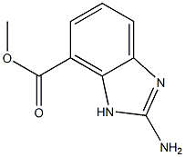 Methyl 2-Amino-1H-benzoimidazole-4-carboxylate Chemical Structure