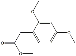 Methyl 2-(2，4-Dimethoxyphenyl)acetate Chemical Structure