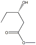 Methyl (S)-3-Hydroxypentanoate Chemische Struktur