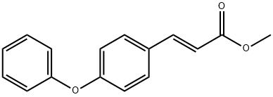 methyl (E)-3-(4-phenoxyphenyl)acrylate 化学構造