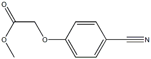 Methyl (4-Cyanophenoxy)acetate Chemical Structure