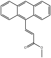 methyl (2E)-3-(anthracen-9-yl)prop-2-enoate Chemical Structure