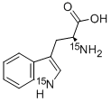 L-Tryptophan-15N2 Chemical Structure