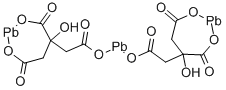 Lead citrate 化学構造