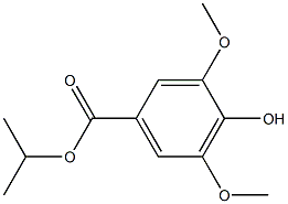 Isopropyl 4-Hydroxy-3，5-dimethoxybenzoate Chemical Structure