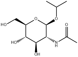 Isopropyl 2-acetamido-2-deoxy-b-D-glucopyranoside Chemical Structure