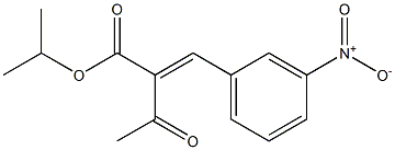 Isopropyl 2-(3-Nitrobenzylidene)acetoacetate Chemical Structure