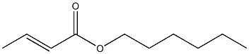 Hexyl Trans-2-Butenoate Chemical Structure