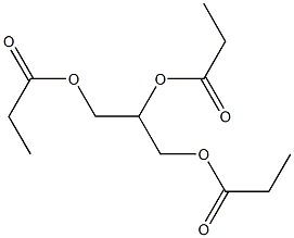 Glycerol Tripropionate 化学構造