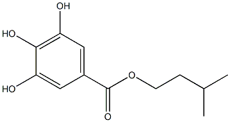 Gallic Acid Isoamyl Ester Chemische Struktur