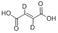 fumaric-D2 acid 化学構造