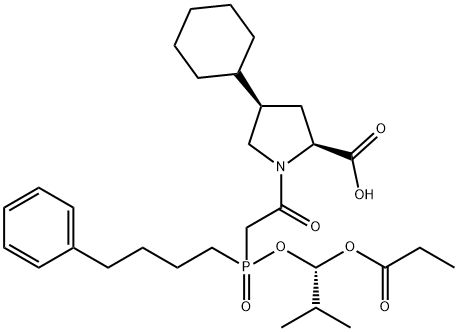 Fosinopril 化学構造