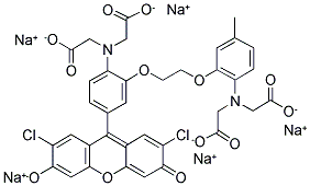 Fluo-3， pentasodium salt Chemische Struktur