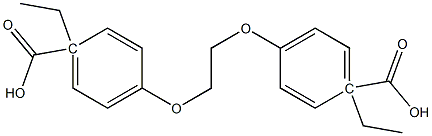 Ethylene Glycol Bis[4-(ethoxycarbonyl)phenyl] Ether Chemical Structure